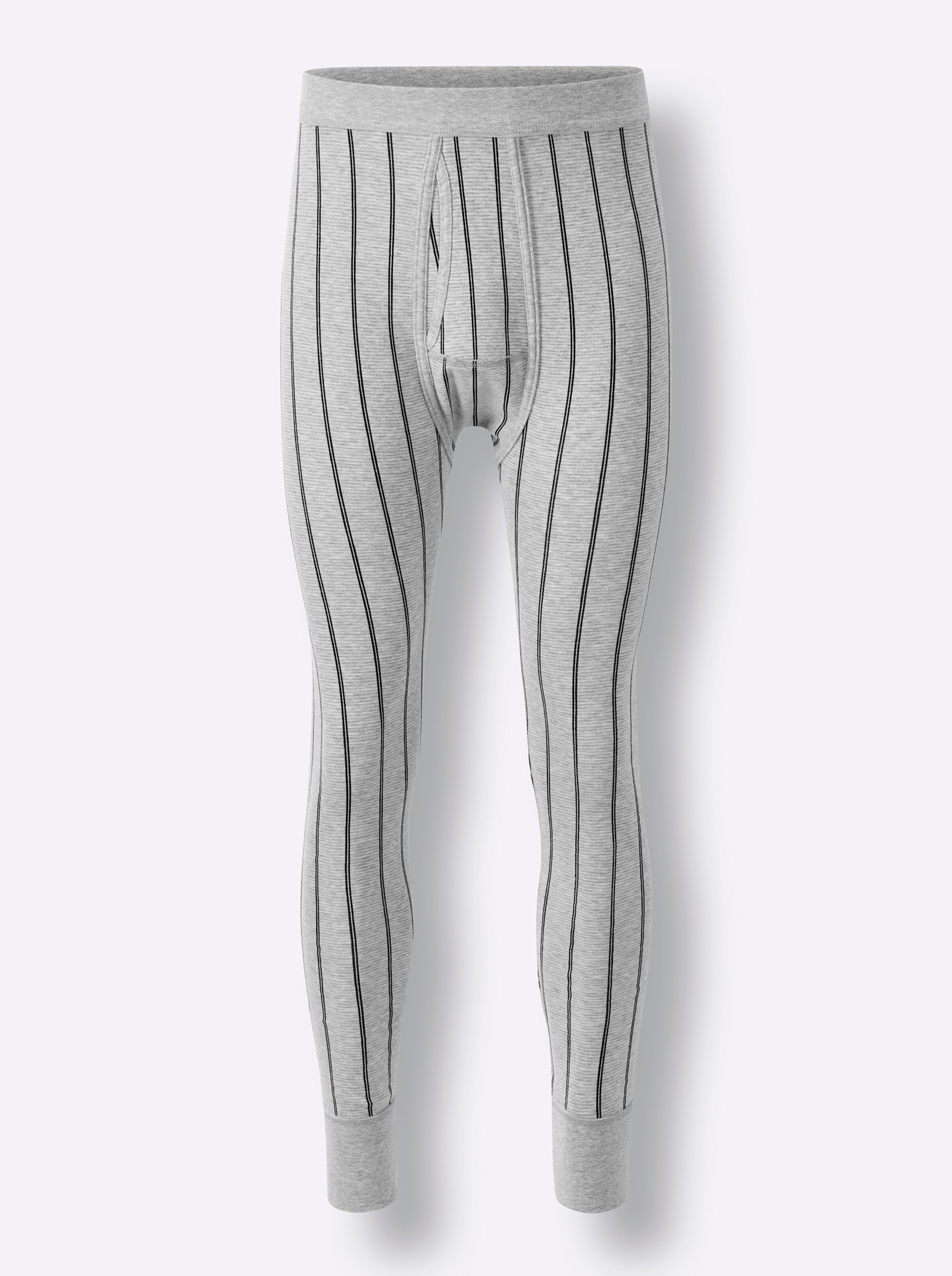 Hose lang in anthrazit + grau