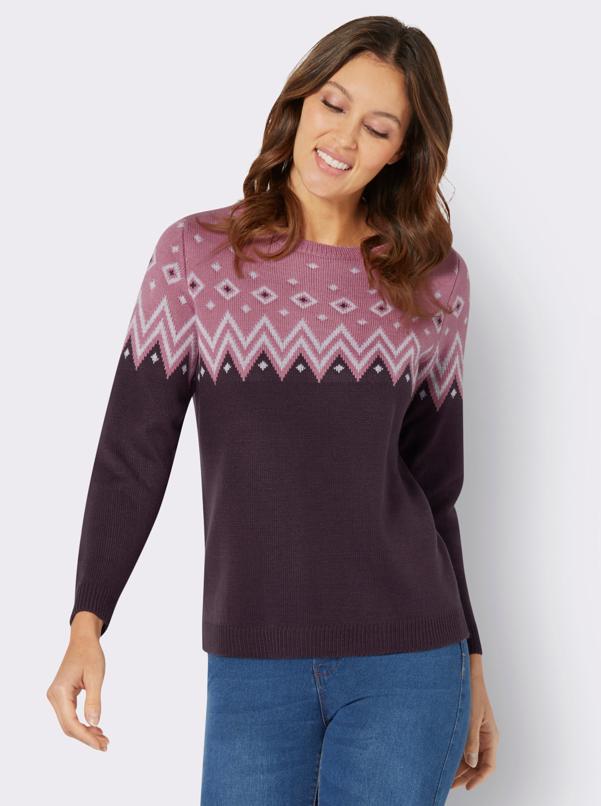 pflegeleichter Norwegerpullover