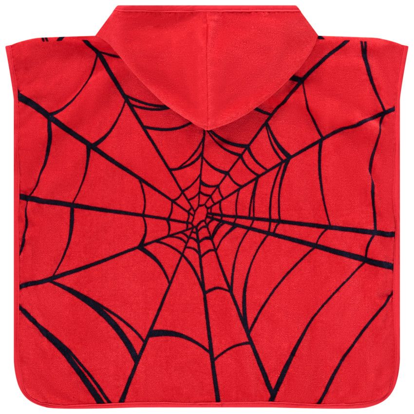 Cape de bain en éponge Spider-Man Marvel pour garçon - Rouge