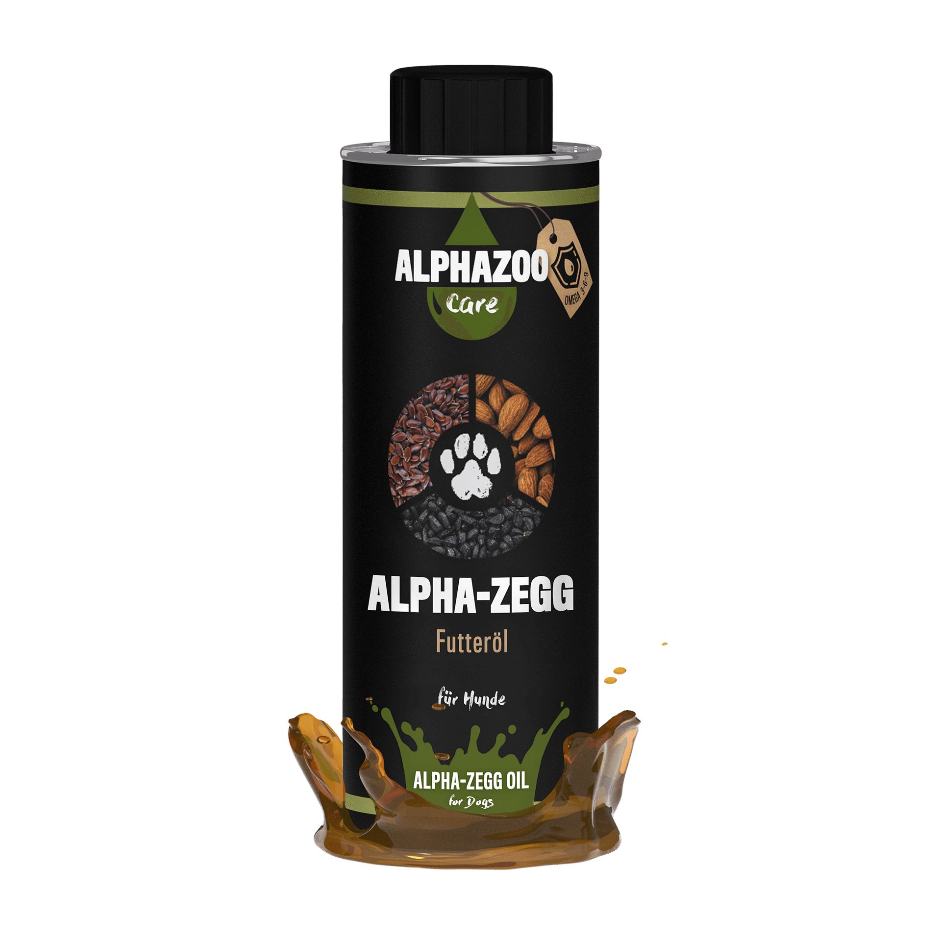 ALPHAZOO Alpha-Zegg Futteröl für Hunde