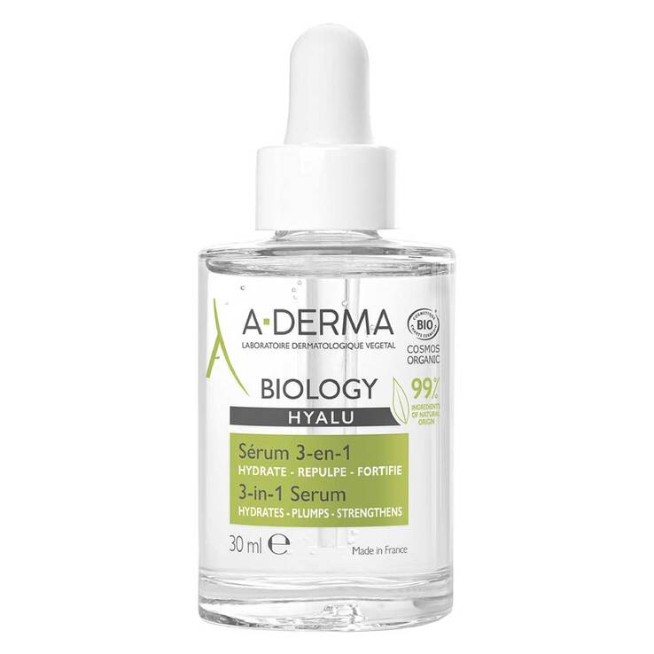 A-Derma Biology Hyalu Serum 3in1, 30 ml