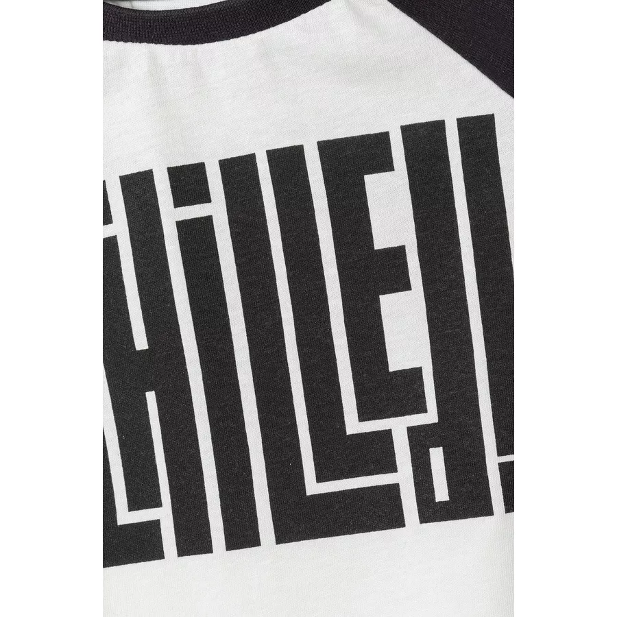 MINOTI T-Shirt CremeweißSchwarz