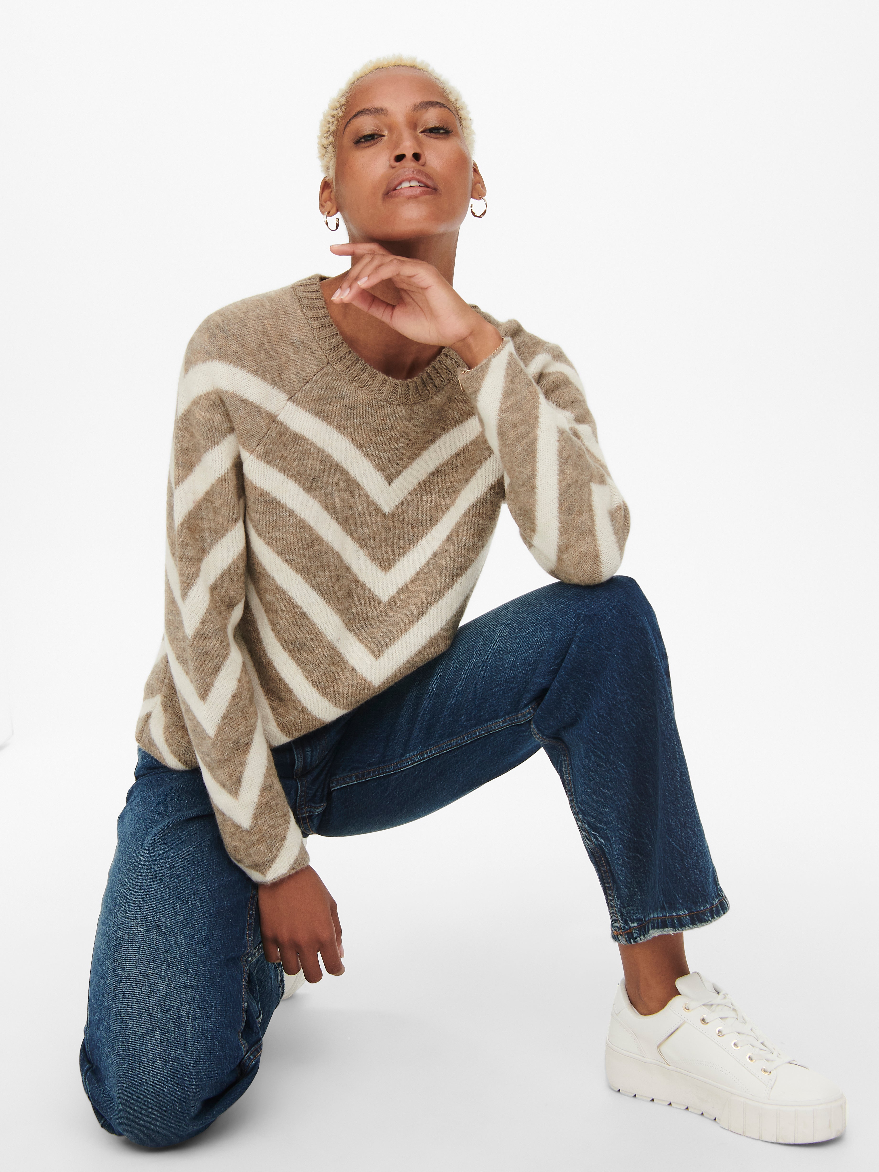 ONLELIZA Strickpullover Black