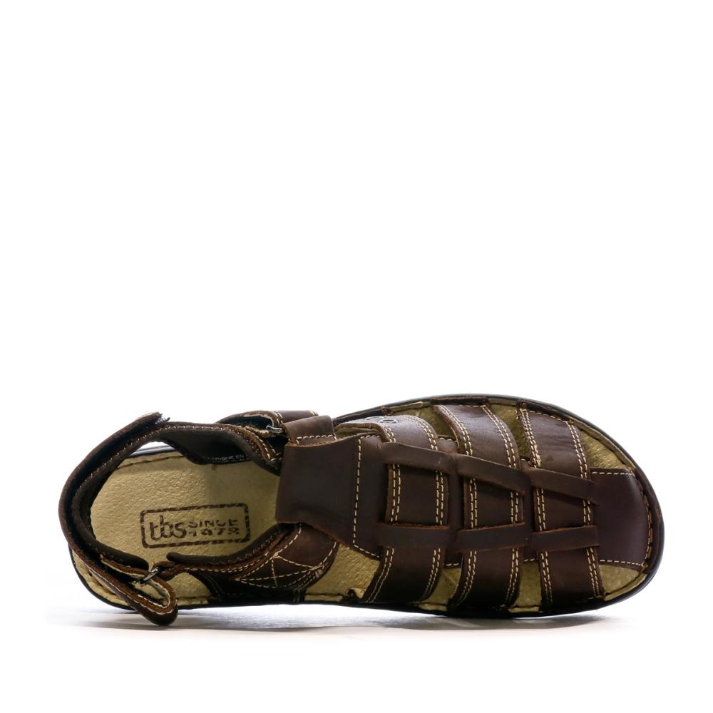 TBS Sandales Marron Homme TBS Galhow
