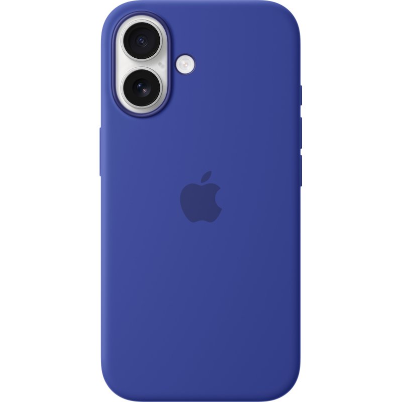 Apple Coque en silicone avec MagSafe pour iPhone 16 - Outremer