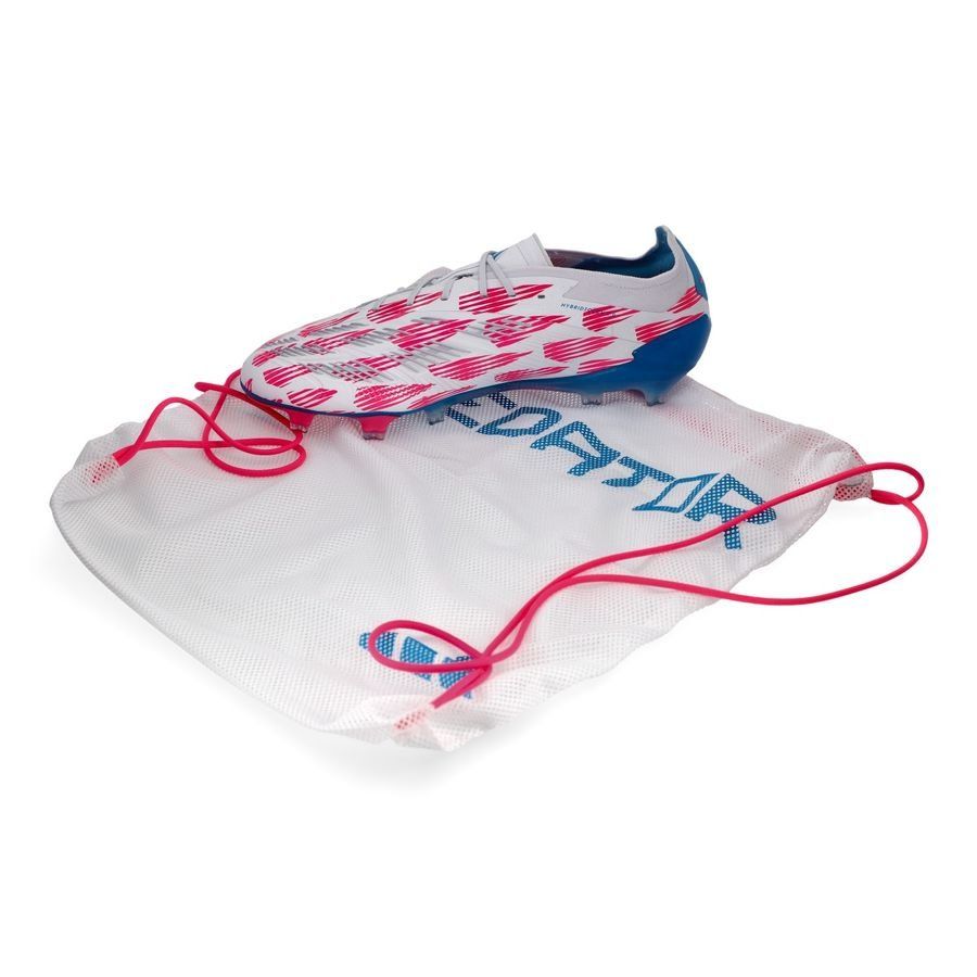 adidas Predator Elite FG Reemergence - Blanc/Bleu/Rose