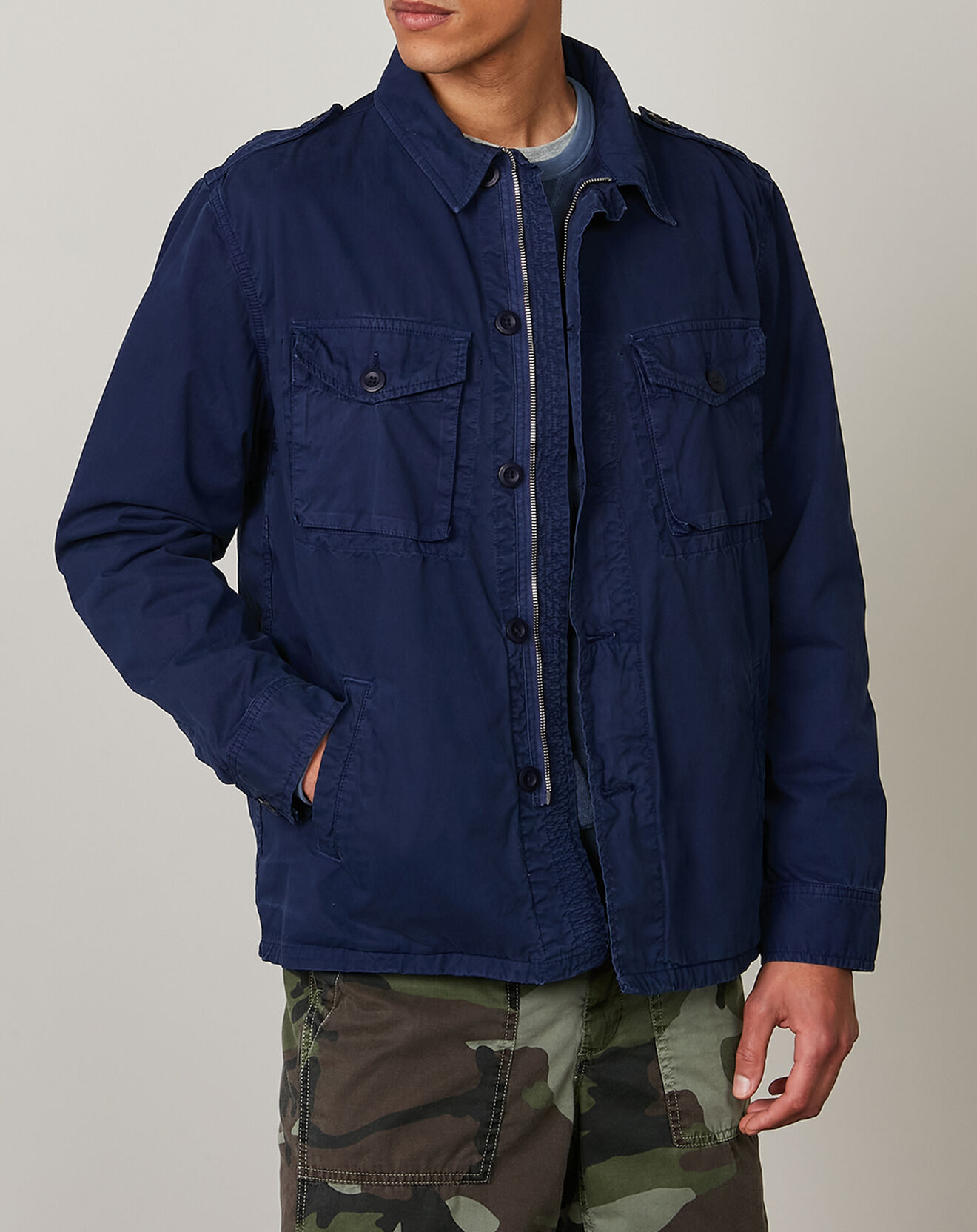 Hartford Blouson Joshua bleu worker