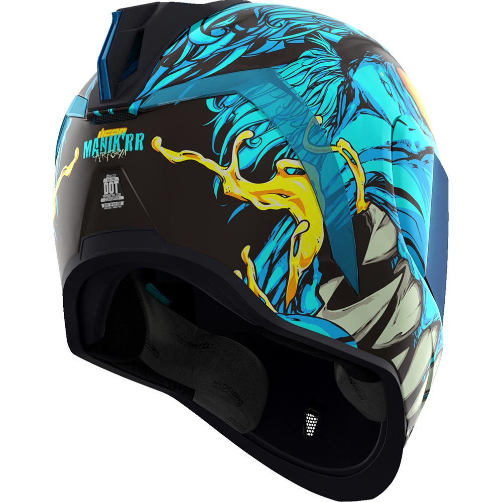 Icon - Casque Airform MIPS® Manik'RR™ Turquoise / Jaune