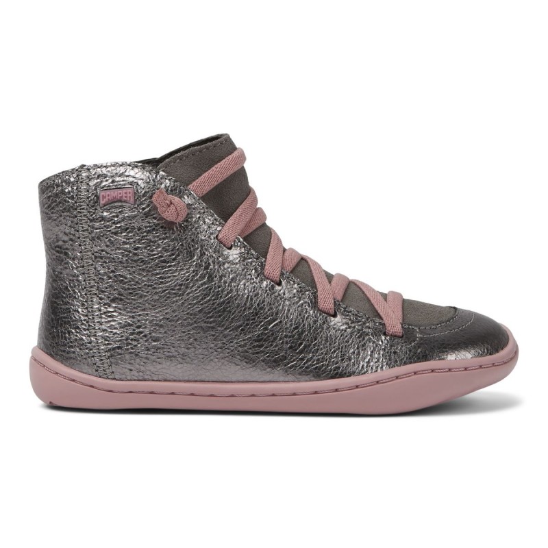 Camper Camper Peu Kids Bottines Argenté