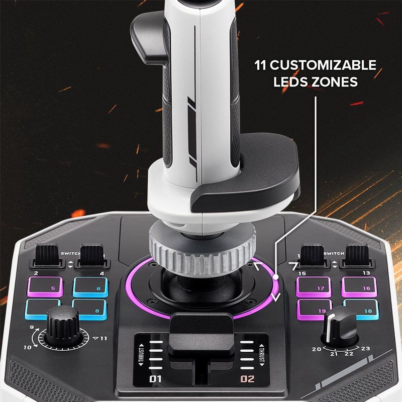 Thrustmaster - SOL-R 2 HOSAS - T-vliegstok - Zwart - Dual-Stick Precisie