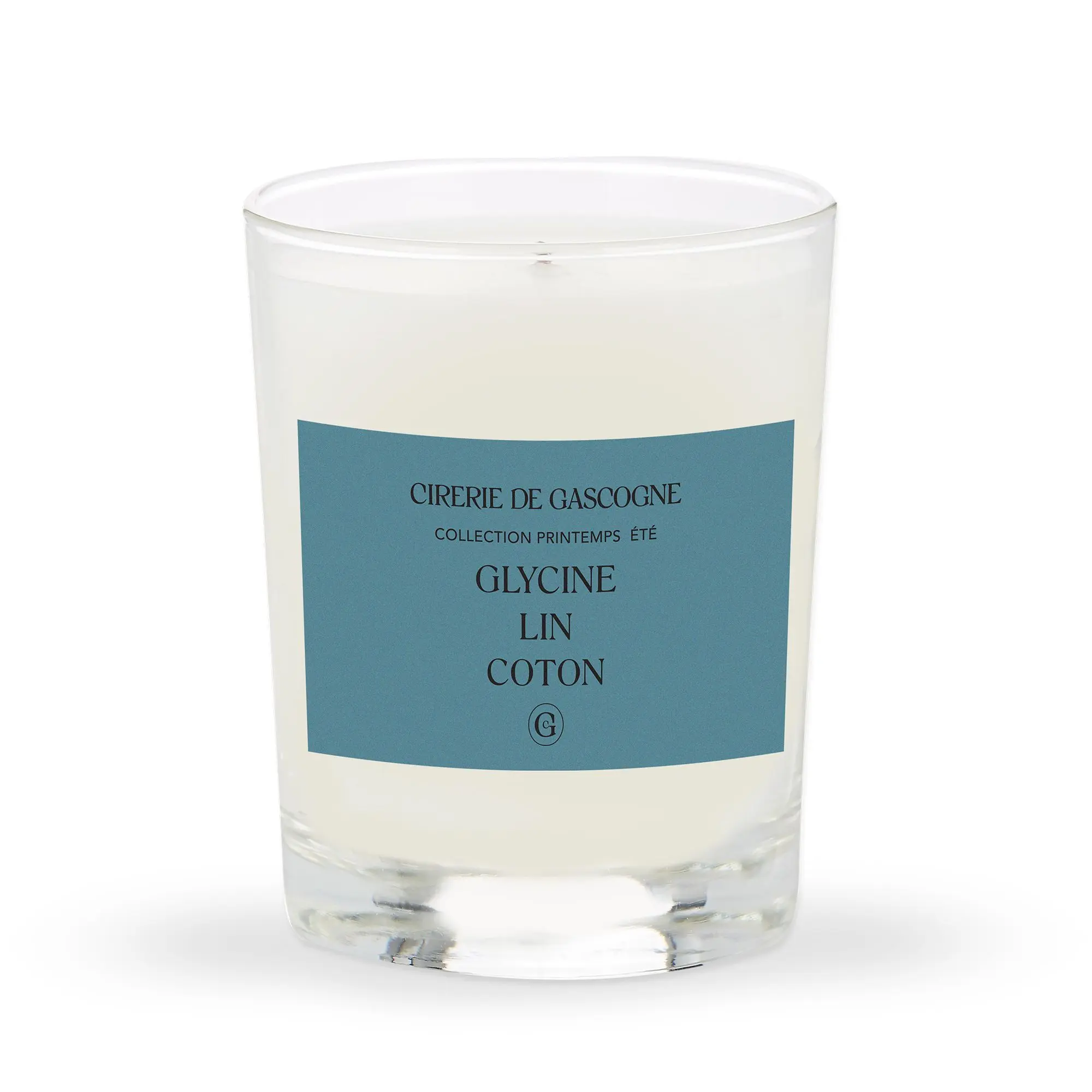 Cirerie de Gascogne - Bougie parfumée Glycine - lin - coton Bougie Parfumée180gr- Nouveautés