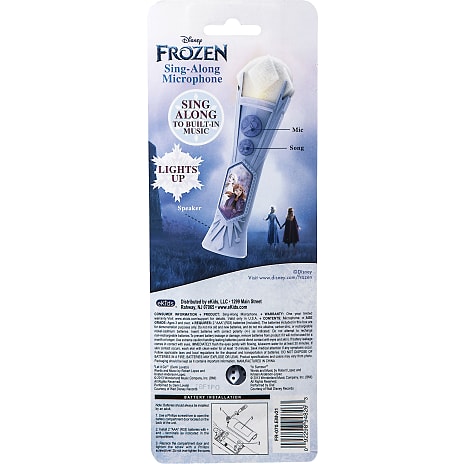 Disney Frozen II syng-med mikrofon med indbyggede sange og lyseffekter