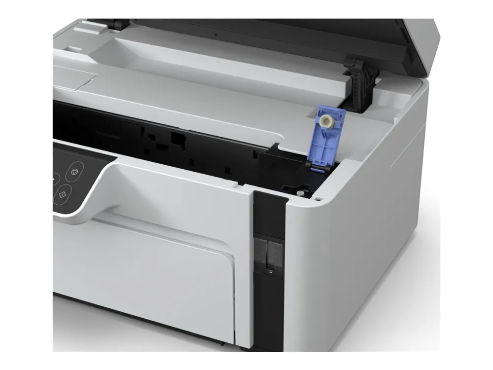 Epson EcoTank ET-M2120 - Multifunktionsprinter - S/H - blækprinter - A4/Legal (medie) - op til 15 spm (udskriver) - 150 ark - USB, Wi-Fi - hvid