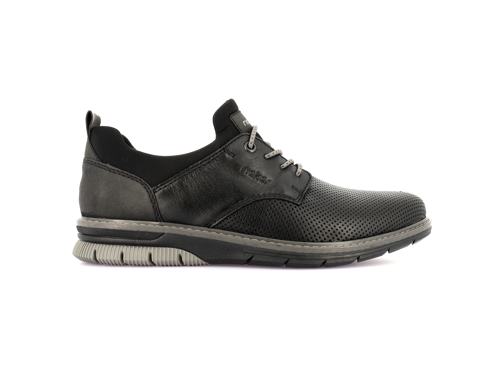 Rieker-14450 Cuir Noir