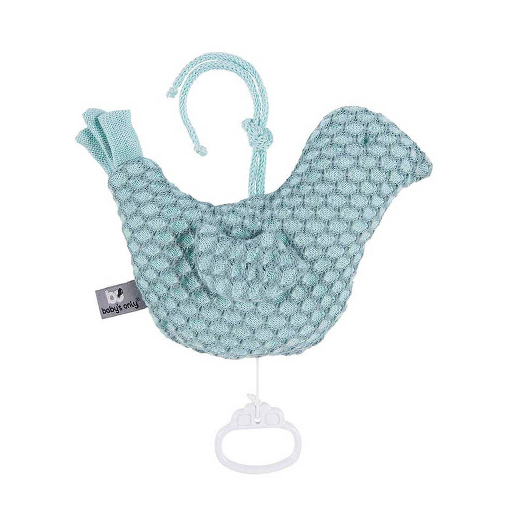 Sun muziekdoos vogel stone green