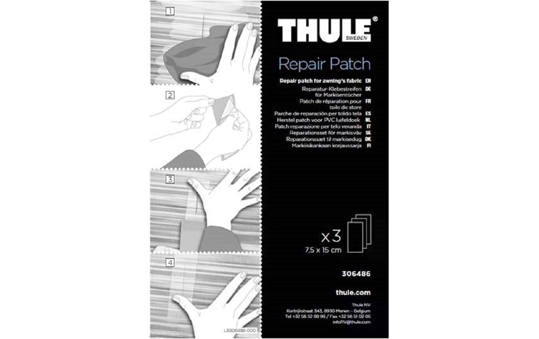 Reparatur-Set für MarkisentücherZeltpflege und -reparatur