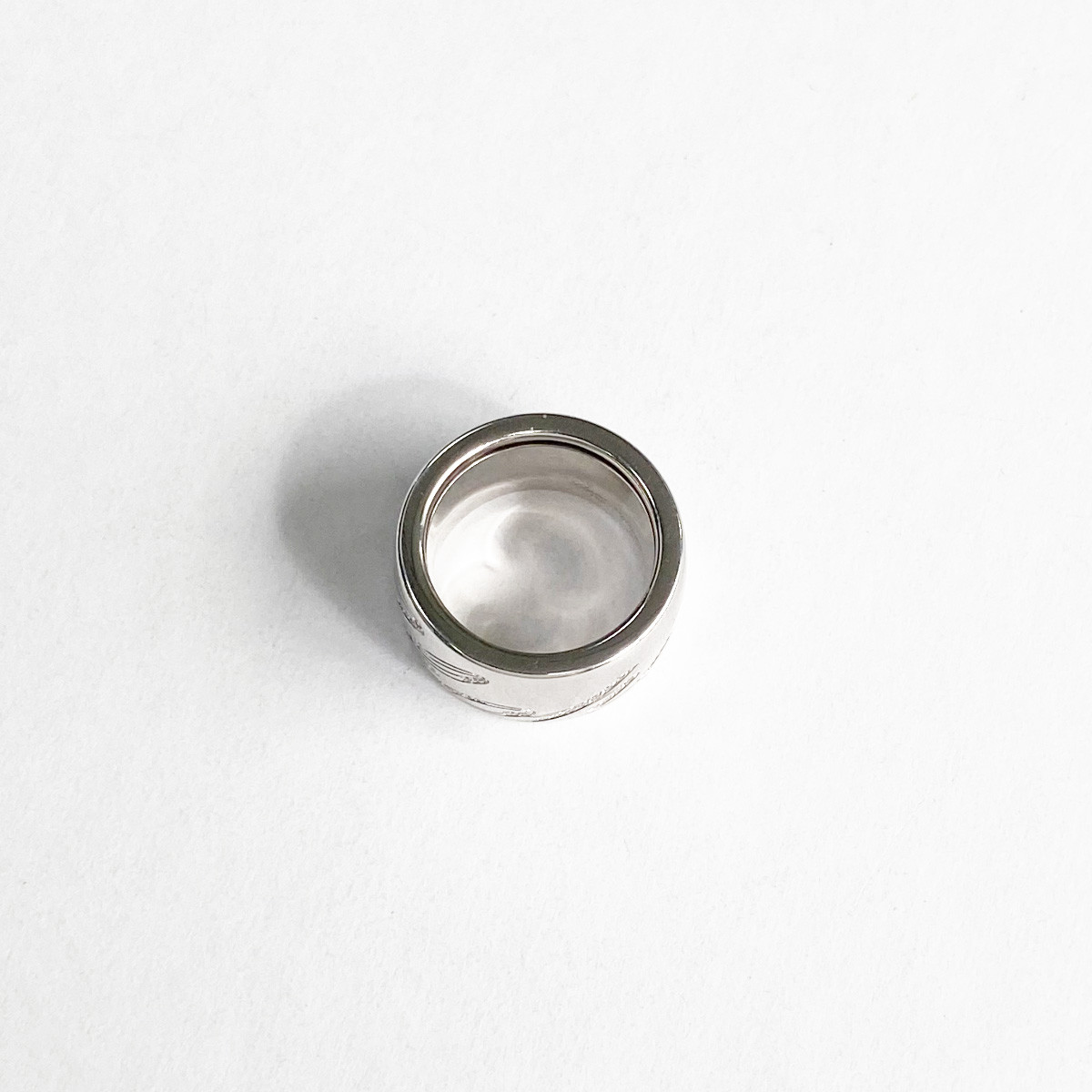 Bague tournante d'occasion or 750 blanc diamant chopard