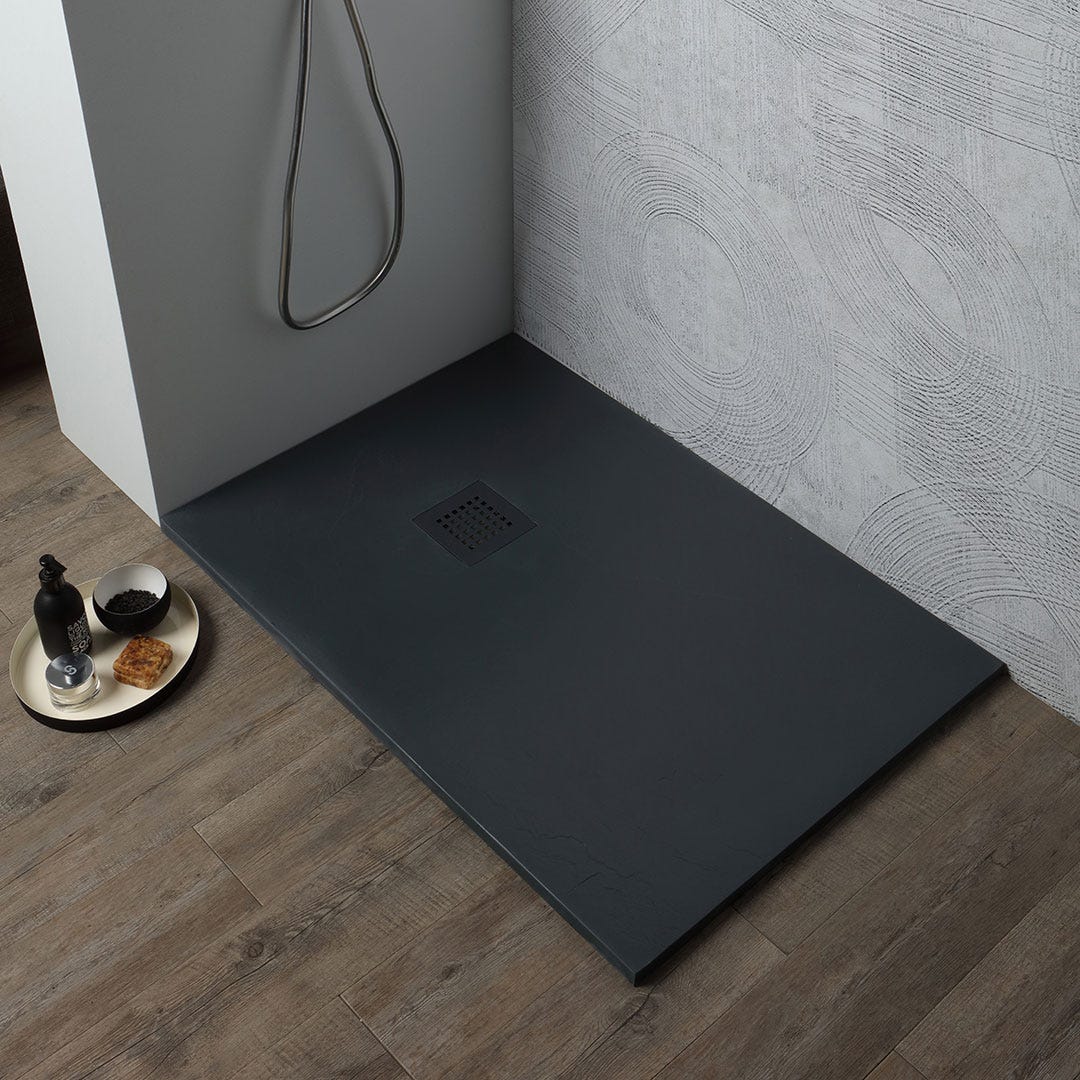 Hars douchebak 80x120cm antracietgrijs | Muse