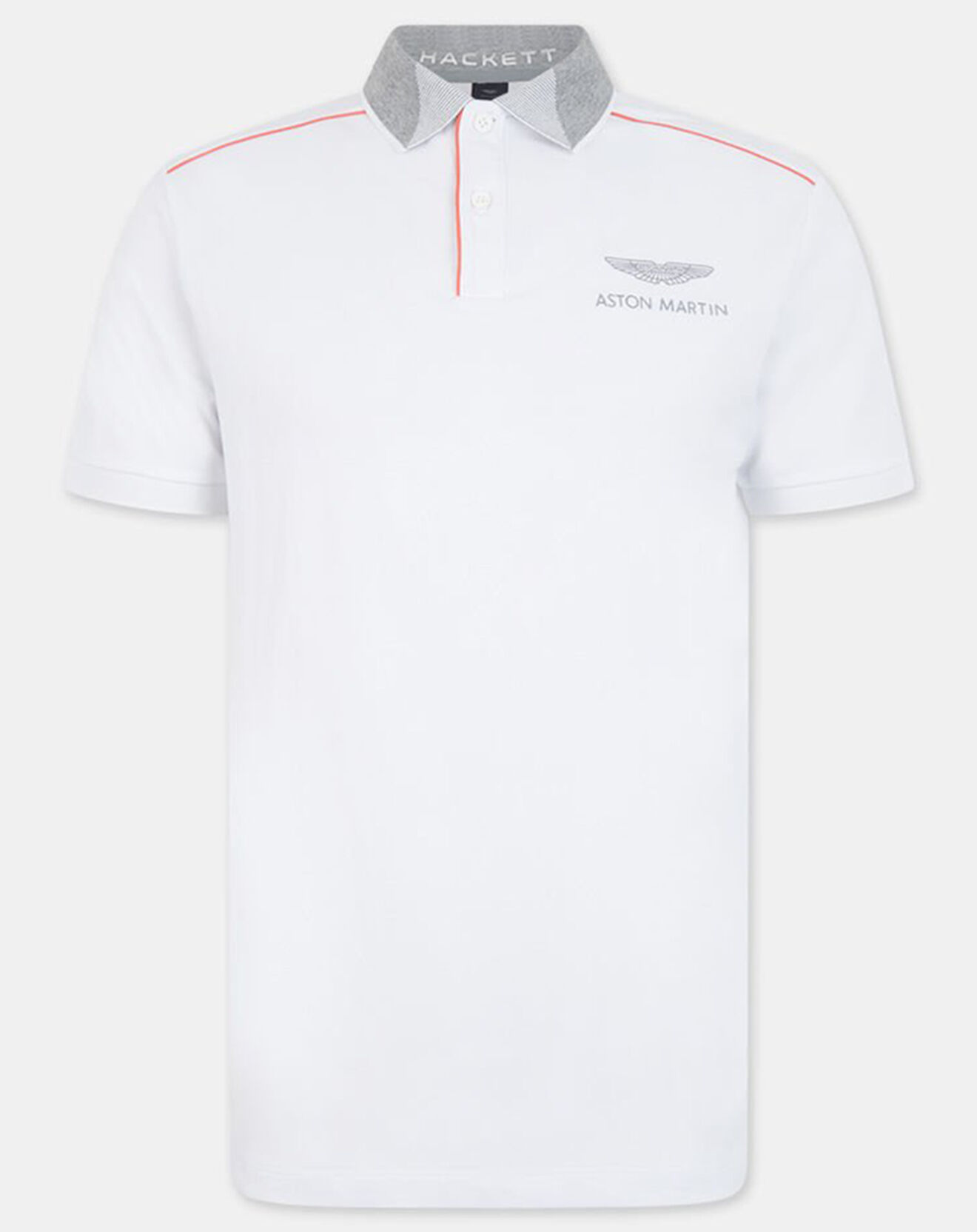Hackett London Polo Regular Fit Aston Martin Racing blanc