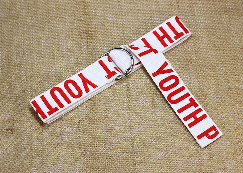 Rofuka - Lettercanvas riem zonder gaten