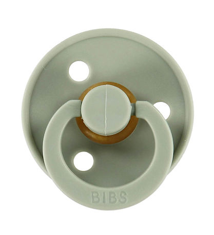 BIBS Colour Schnuller - Gr. 2 - 2er-Pack - Rund - Sage/Hunter Gr