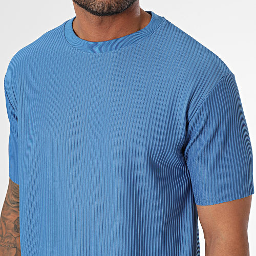 Ensemble Tee Shirt Et Pantalon Jogging Bleu Marine