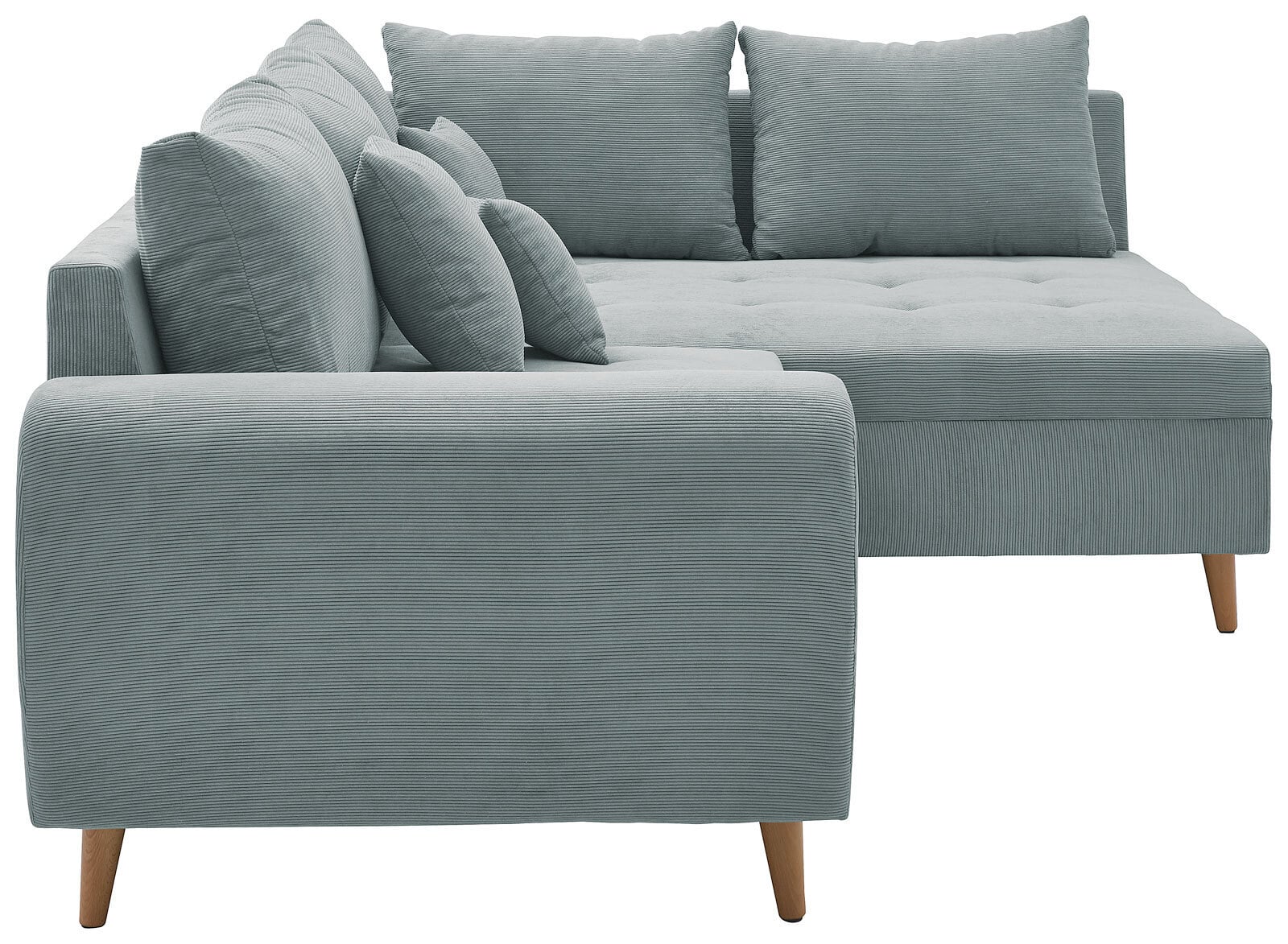 Ecksofa CARLA 249 x 175 cm mintgrün