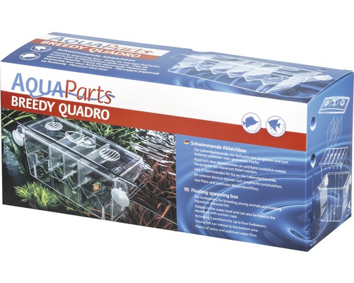 AquaParts Breedy Quadro drijvende paaibak 27 x 9,5 x 11,5 cm