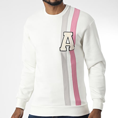 Sweat Crewneck GK-1130 Blanc