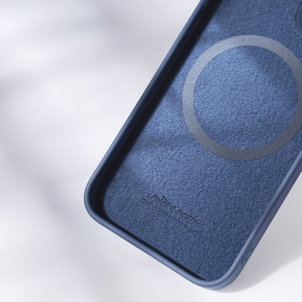 iPhone 15 MagSafe Silikon Schutz Hülle Cam-Slider Kameraschutz - Schwarz