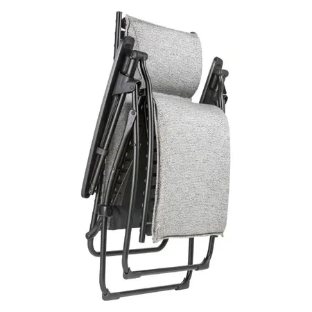 Lafuma Relaxliege BAYANNE Granit Sunbrella Grau