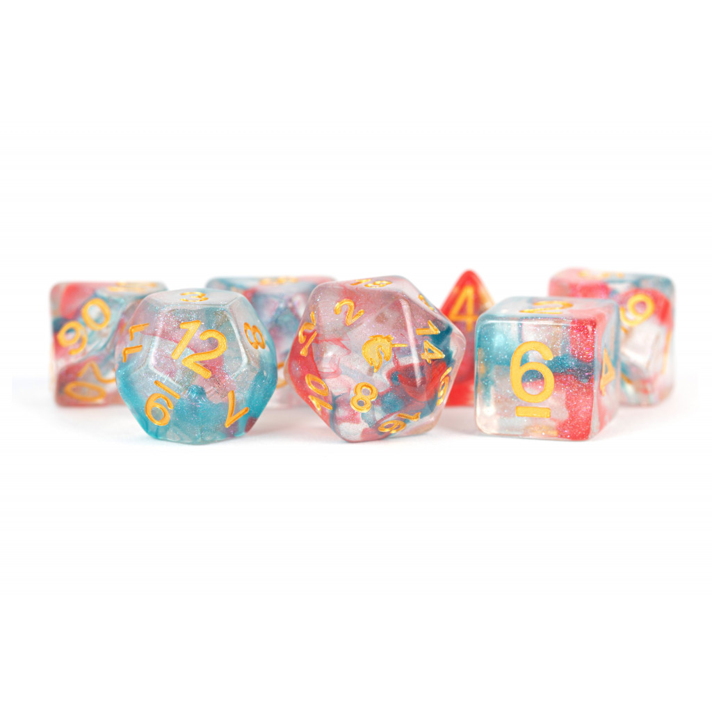 Set de 7 Dés JDR - Licorne