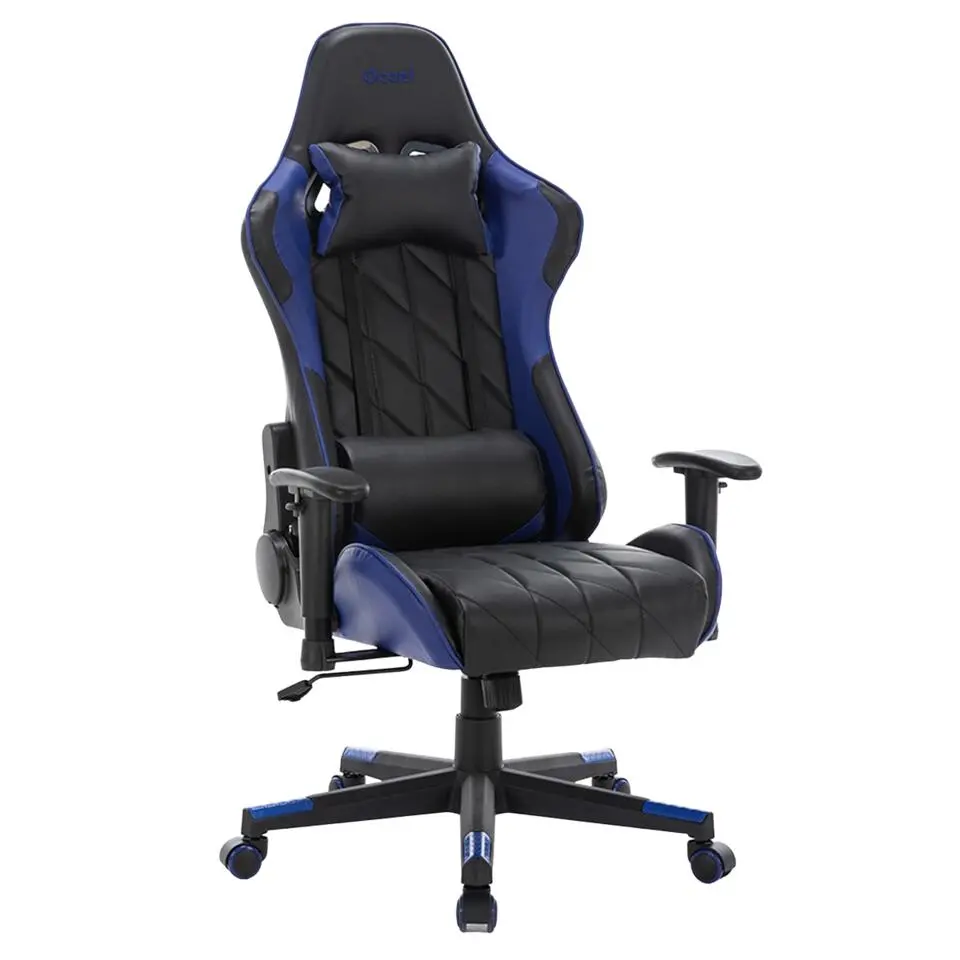 Ocazi Nevada Gaming stoel - Bureaustoel - Zwart/Blauw