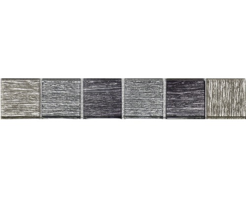 Glazen rand glas topaas goud 4,8x29,8 cm