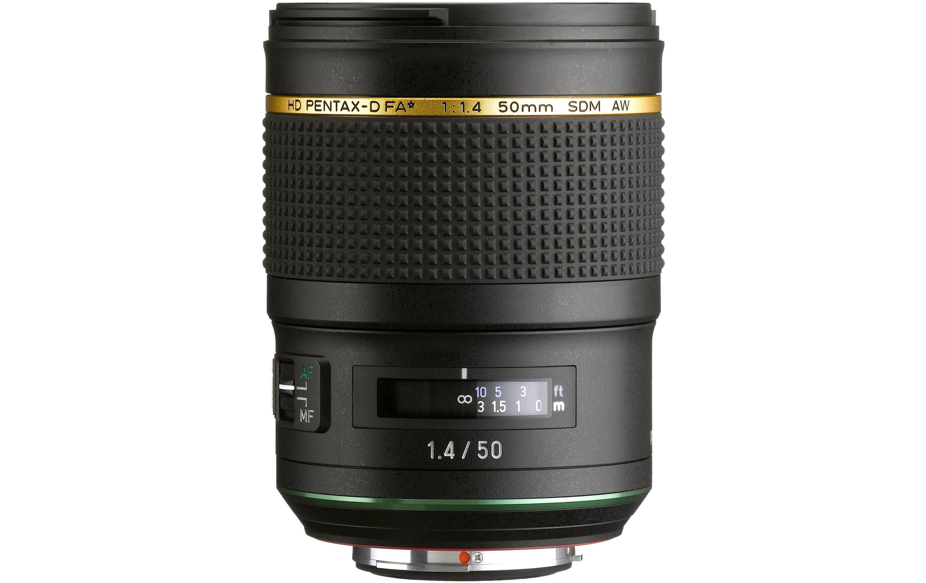 Festbrennweite HD FA* 50mm F/1.4 SDM AW – Pentax K<br>Klassische Standardbrennweite