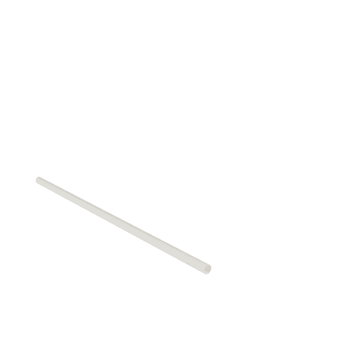 Paille papier blanche 20 cm Aluplast