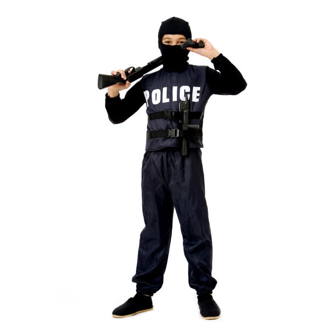 Kostüm - Polizist - für Kinder - 3-teilig - verschiedene Größen