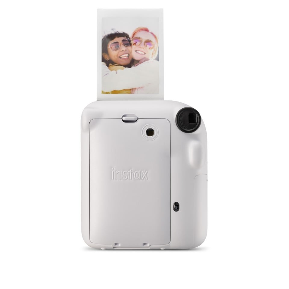 Fuji - Instax Mini 12 Instant Camera - Clay White - BUNDLE