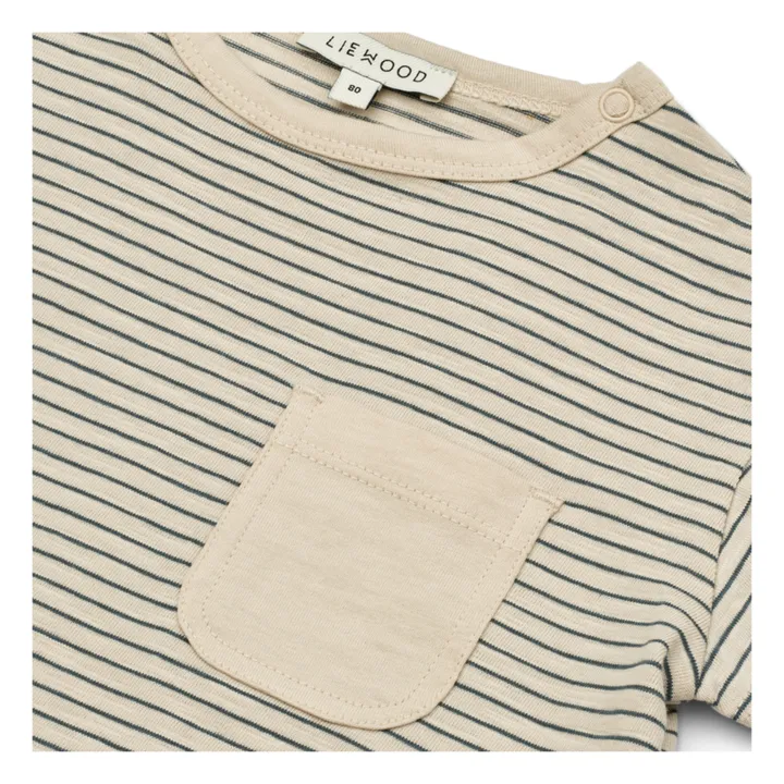 Liewood T-shirt Dodoma Rayé Bébé | Ecru