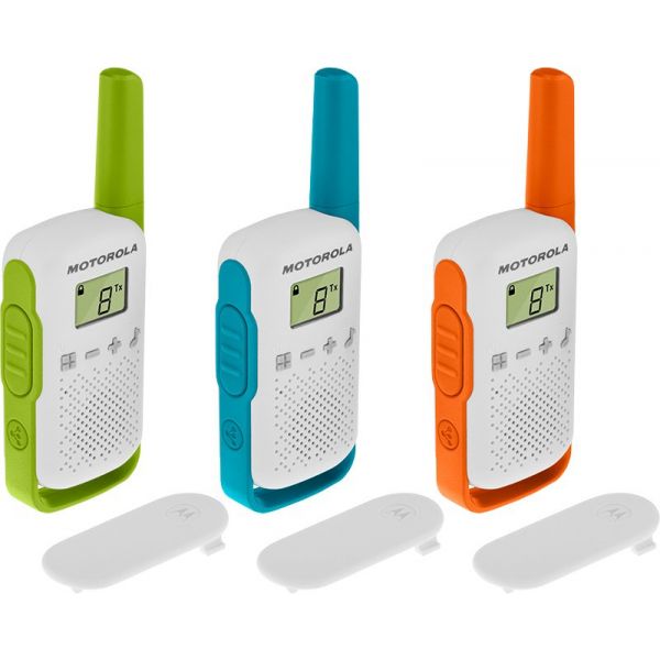 Motorola TLKR T42 Pack 3 Walkie Talkie