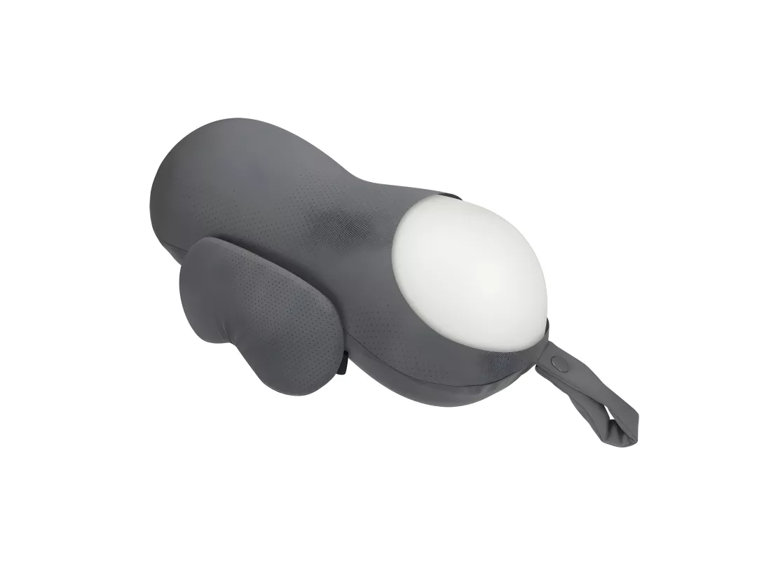 Oreiller de Voyage en Forme d'Infini avec Masque de Sommeil - 33x13x13 - CONFORTINFINI