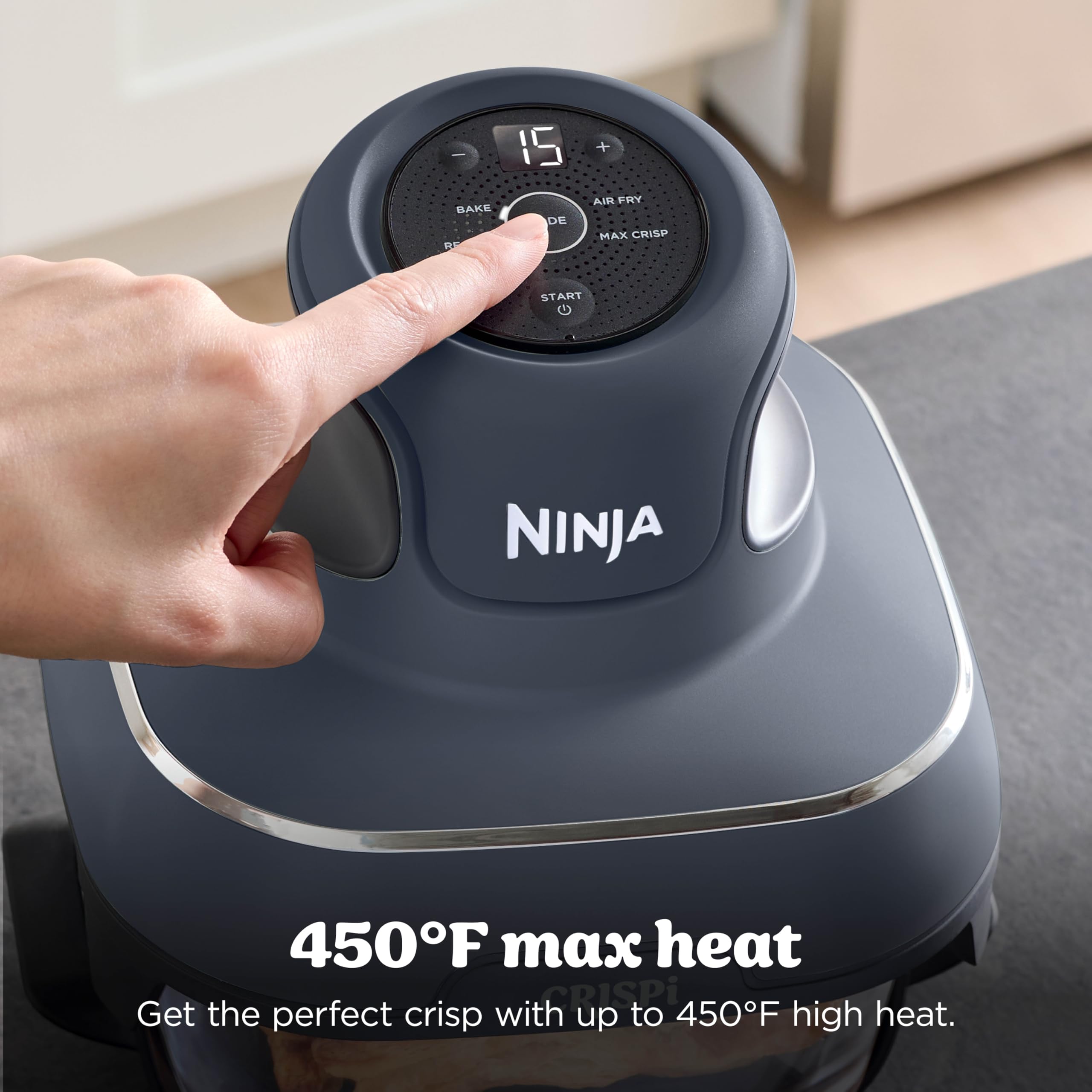 Ninja Crispi 4-in-1 Portable Glass Air Fryer Cooking System, 1500W, 4QT & 6-Cup TempWare Glass Containers with Storage Lids, Microwave, Freezer & Dish