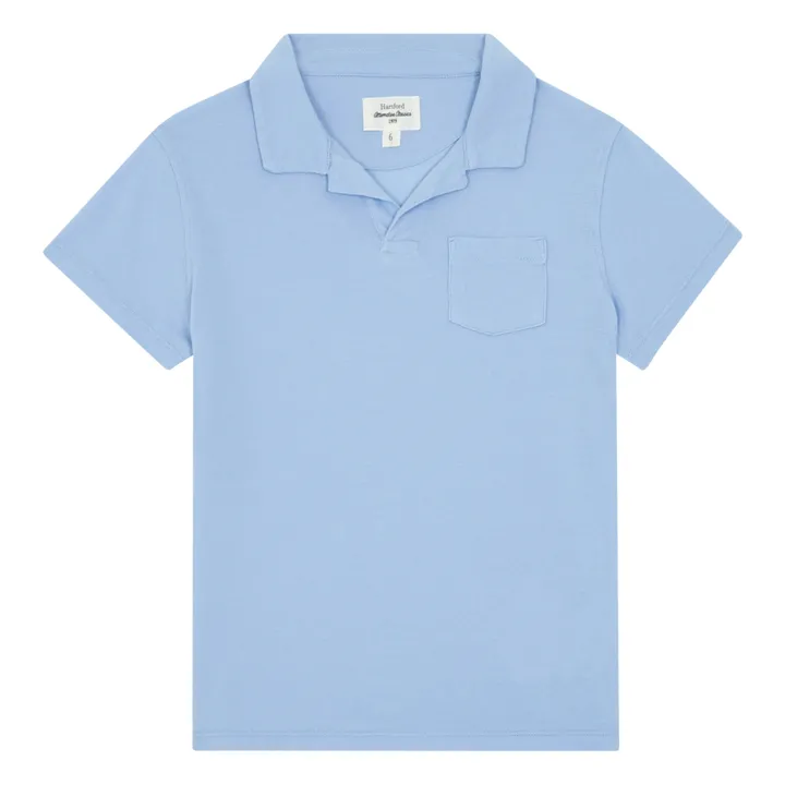 Hartford Polo Piqué | Bleu