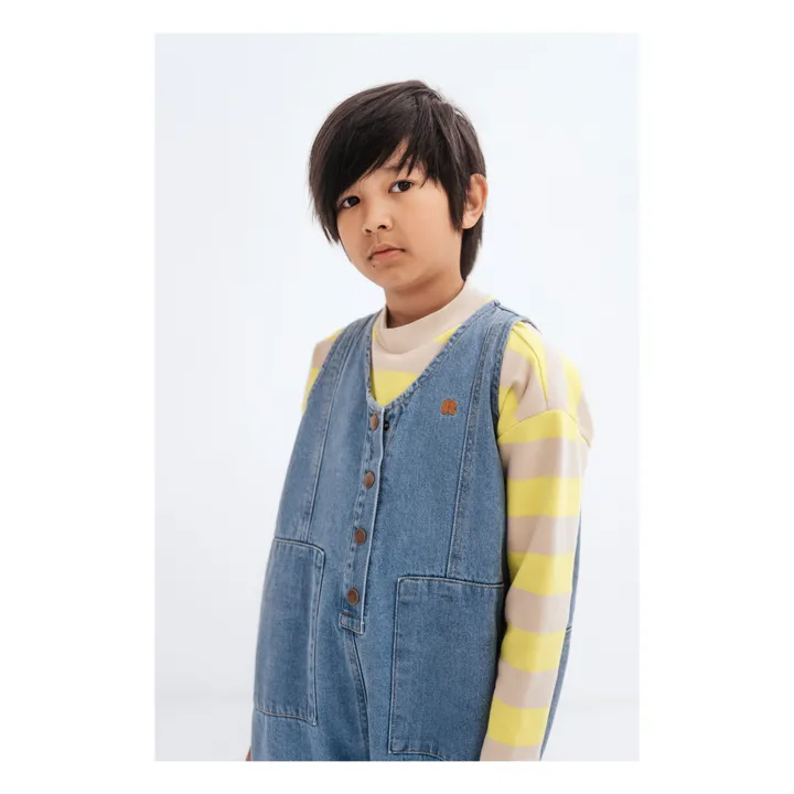 Repose AMS Salopette Denim Bio 90'S | Bleu