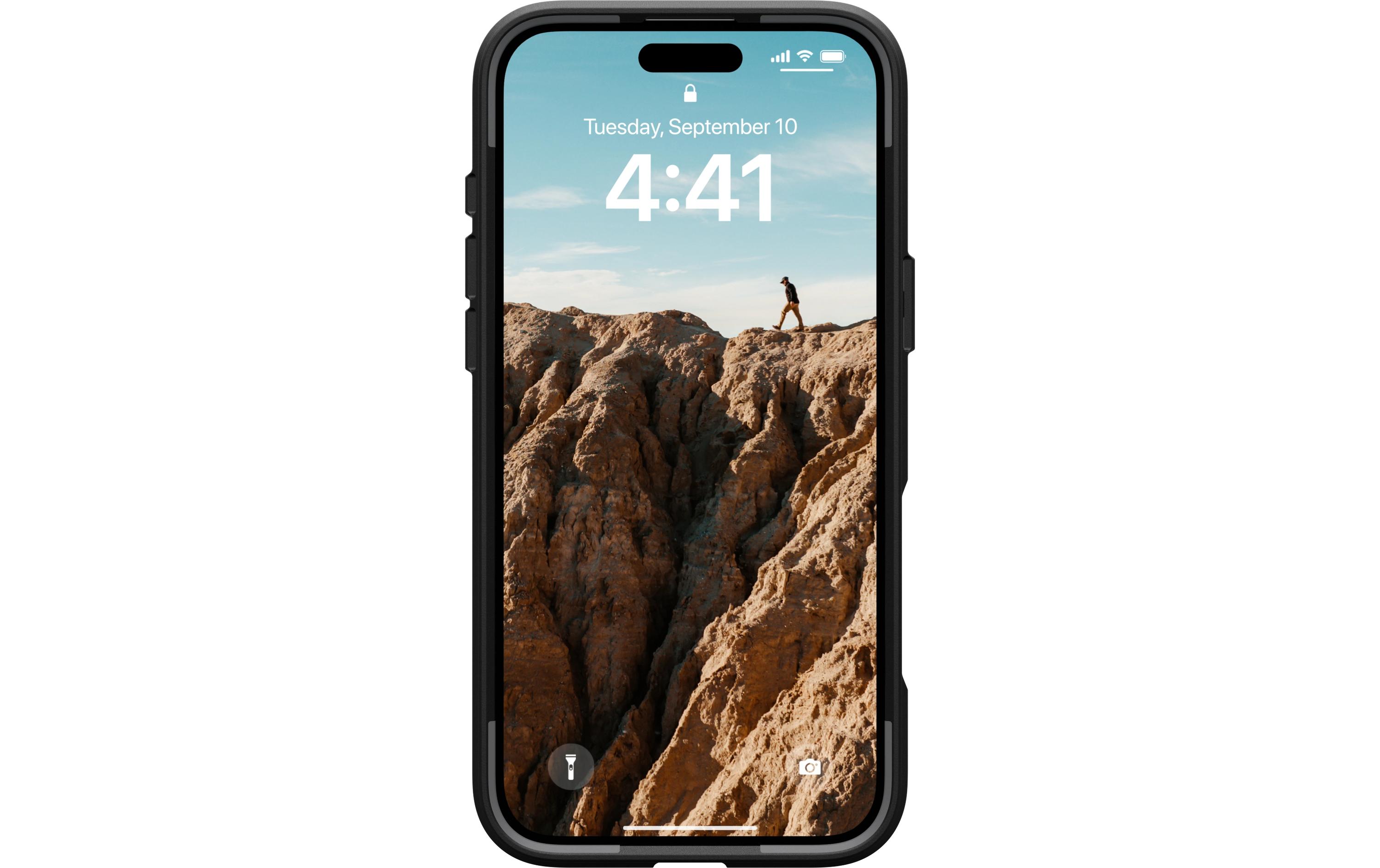 Back Cover Civilian Case iPhone 16 Plus BlackSchutzhülle für das Apple iPhone 16 Plus