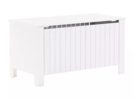 Boîte de rangement avec couvercle RANA blanc bois massif de pin