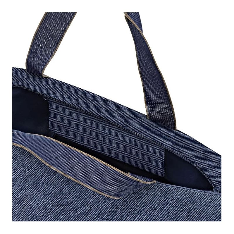 Sac shopping Shopper M 51 cm Herringbone Dark Blue