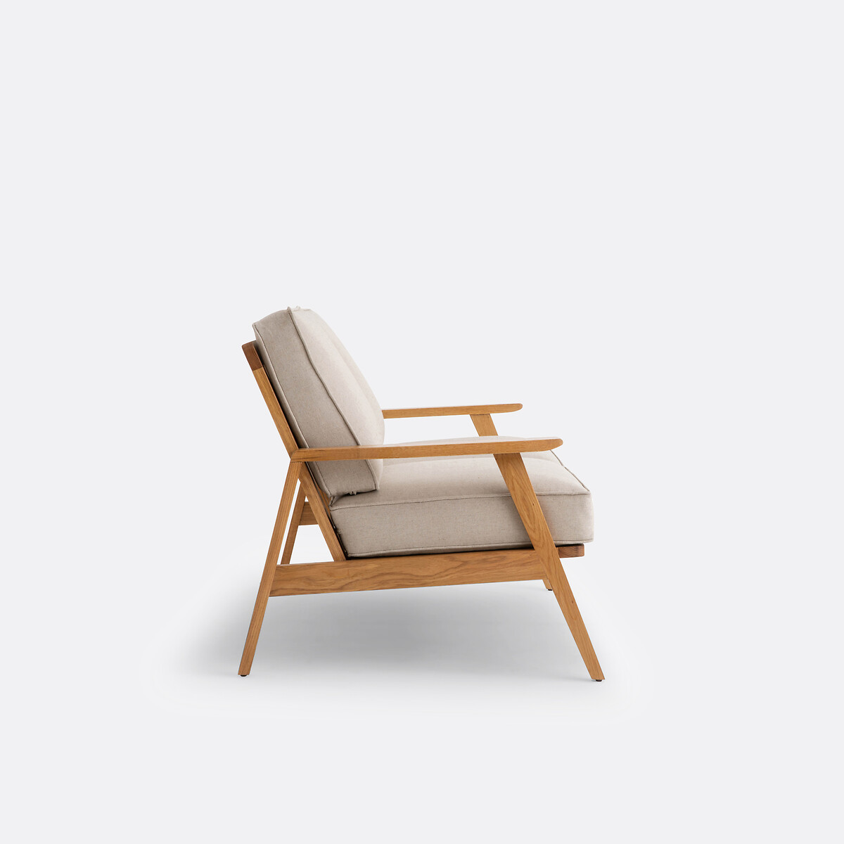 LA REDOUTE INTERIEURS<br>Sofá de algodão/linho, 2 lugares, Watford