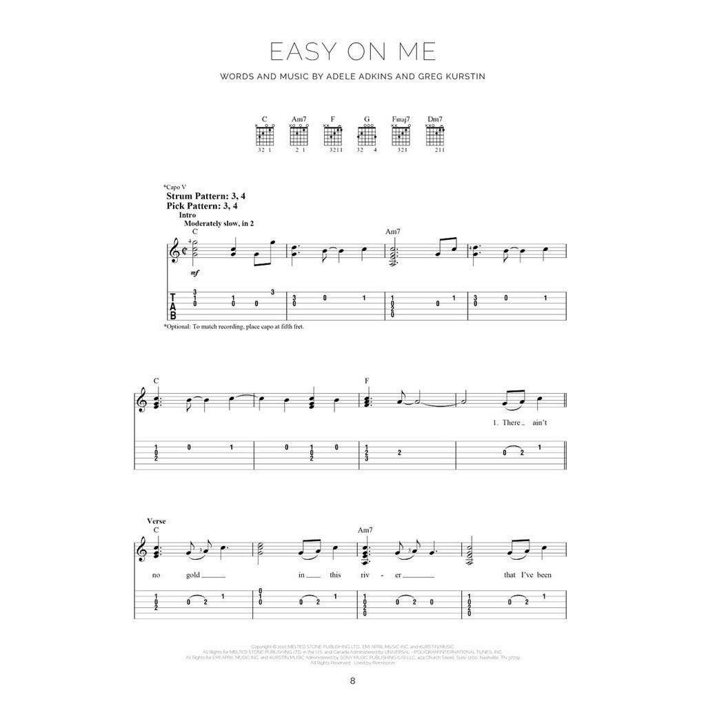 Hal Leonard Adele 30 songboek voor gitaar