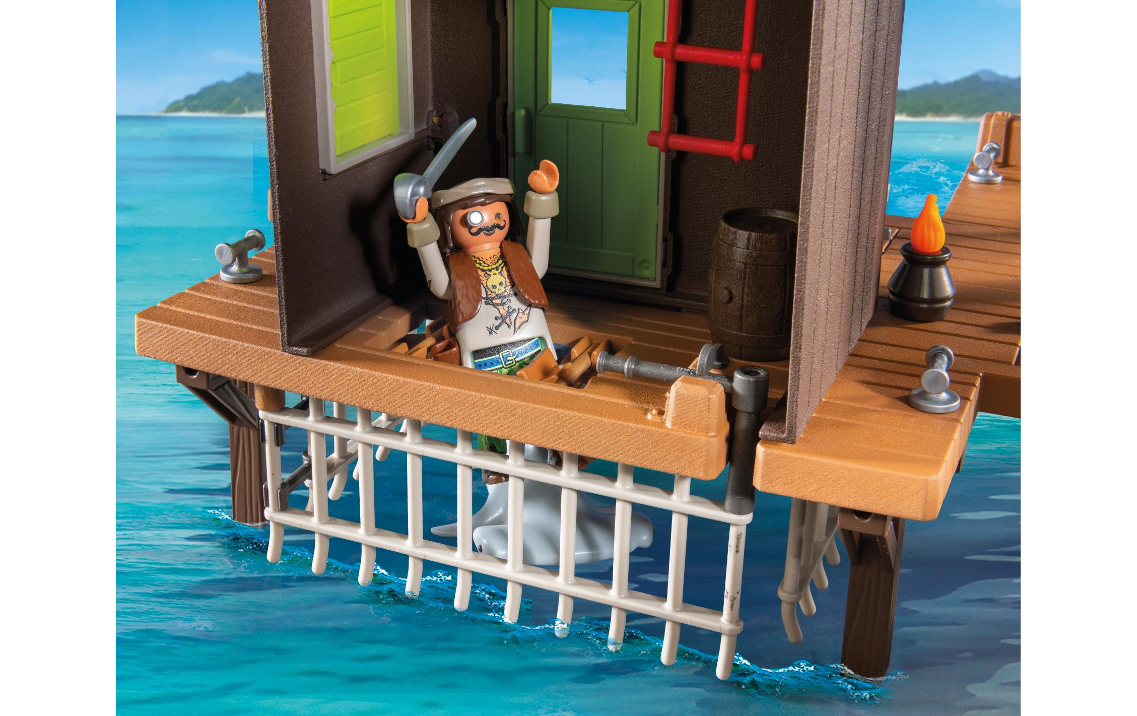 Pirates Piratenhafen mit Seeräuber-Gefängnis 71792Spielfiguren-Set